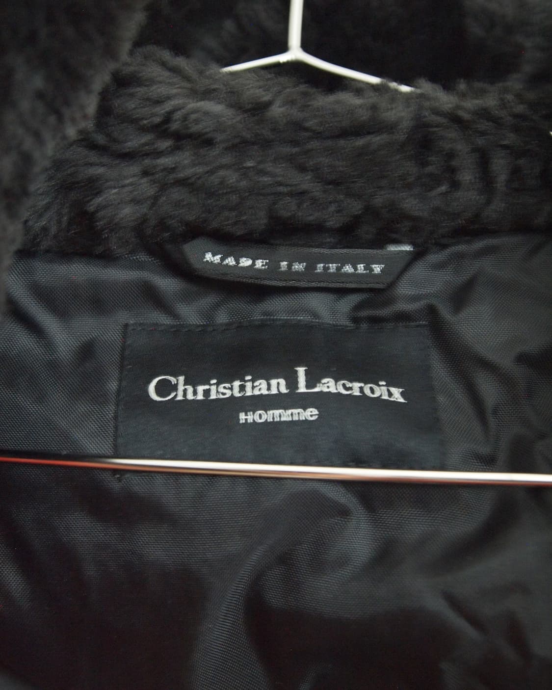 christian lacroix 퍼 후드 레더자켓 상품이미지9