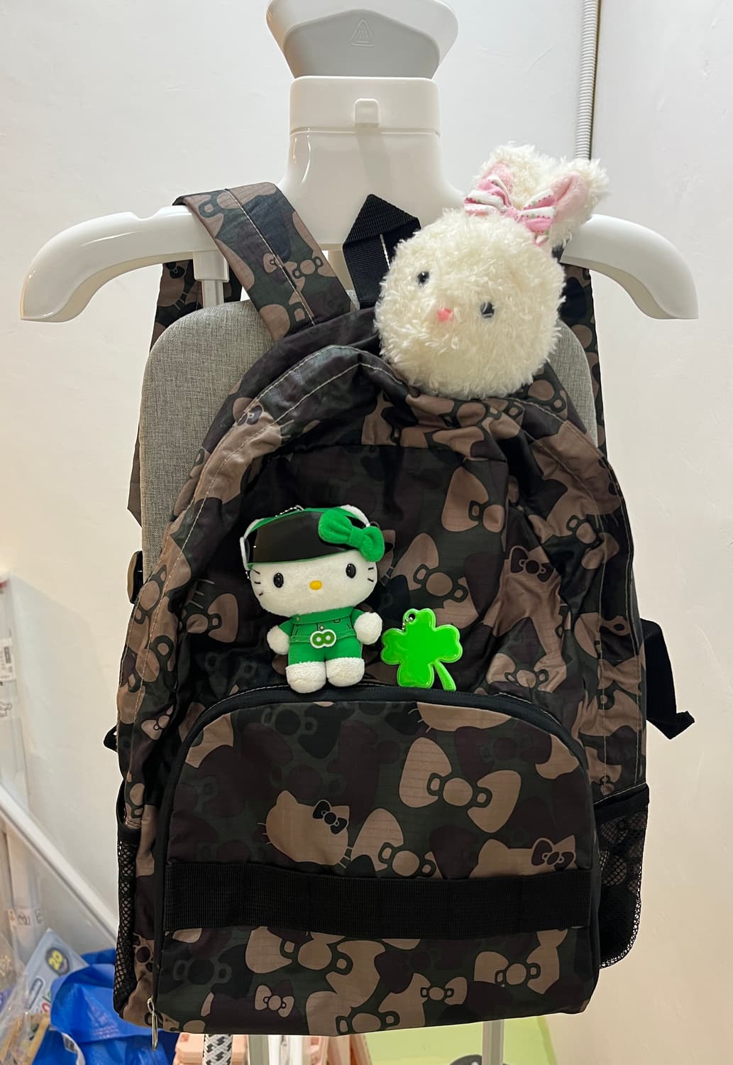 2016 밀리터리 키티 패턴 접이식 백팩 🎒 상품이미지4