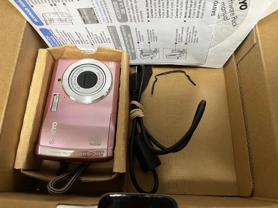 sanyo  s880 산요 카메라 핑크 상품이미지5
