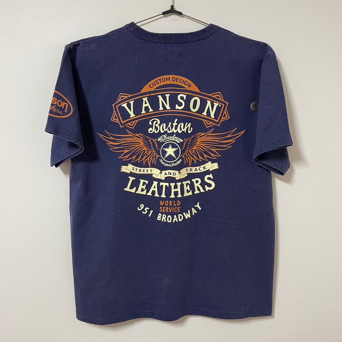 VANSON LEATHERS PUPLE SHORT SLEEVE 상품이미지7