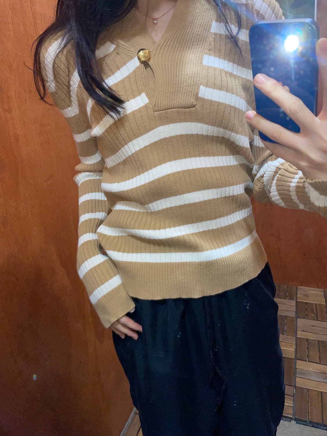 (M) LAUREN 로렌 랄프 로렌 숄카라 니트  상품이미지2