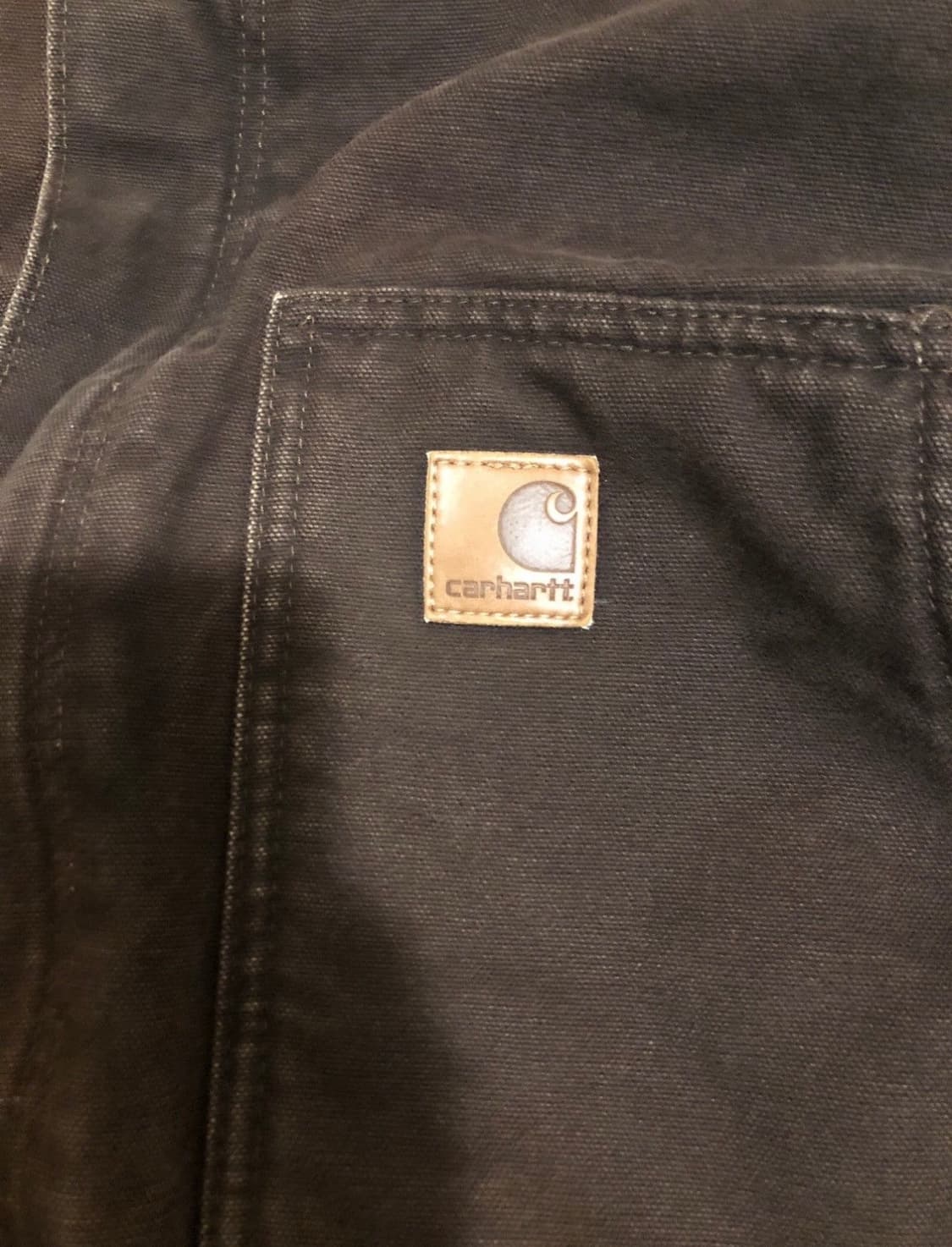 칼하트 자켓  j164 DBK Faded Duck Jacket (XL) 상품이미지3