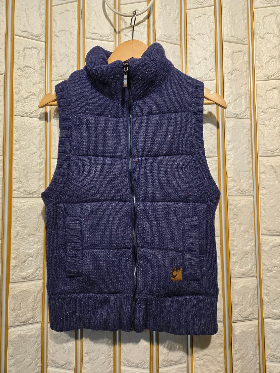 네파 울 니트패딩조끼 패딩베스트S 상품이미지1