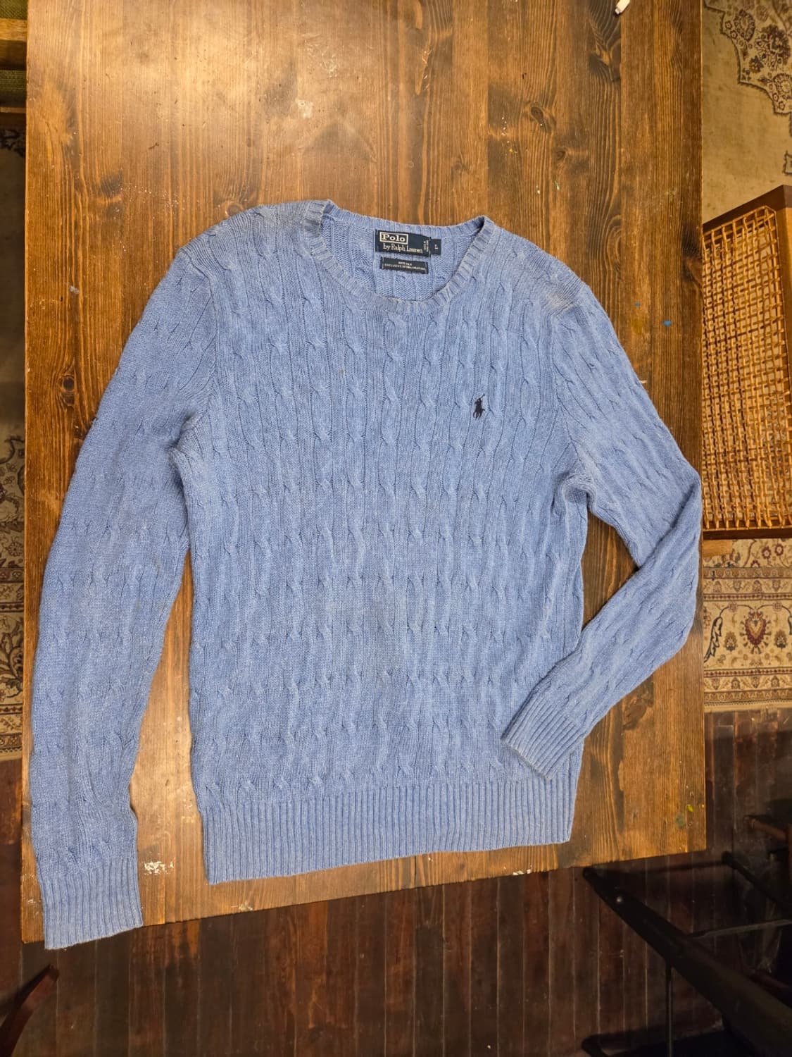 폴로랄프로렌 실크 케이블니트 상품이미지8