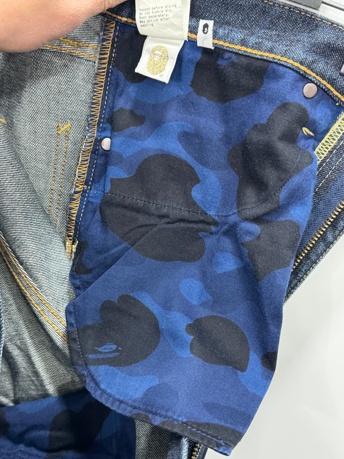 베이프OG 스타 자수데님 M 상품이미지8