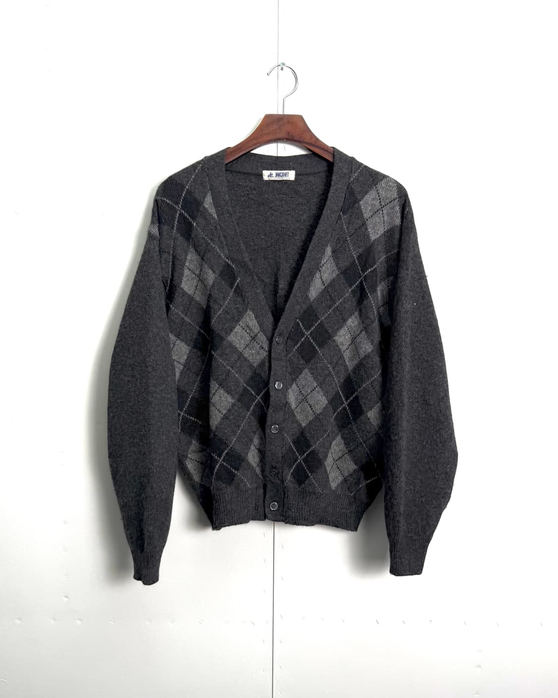 jancraft 아가일 가디건 상품이미지1