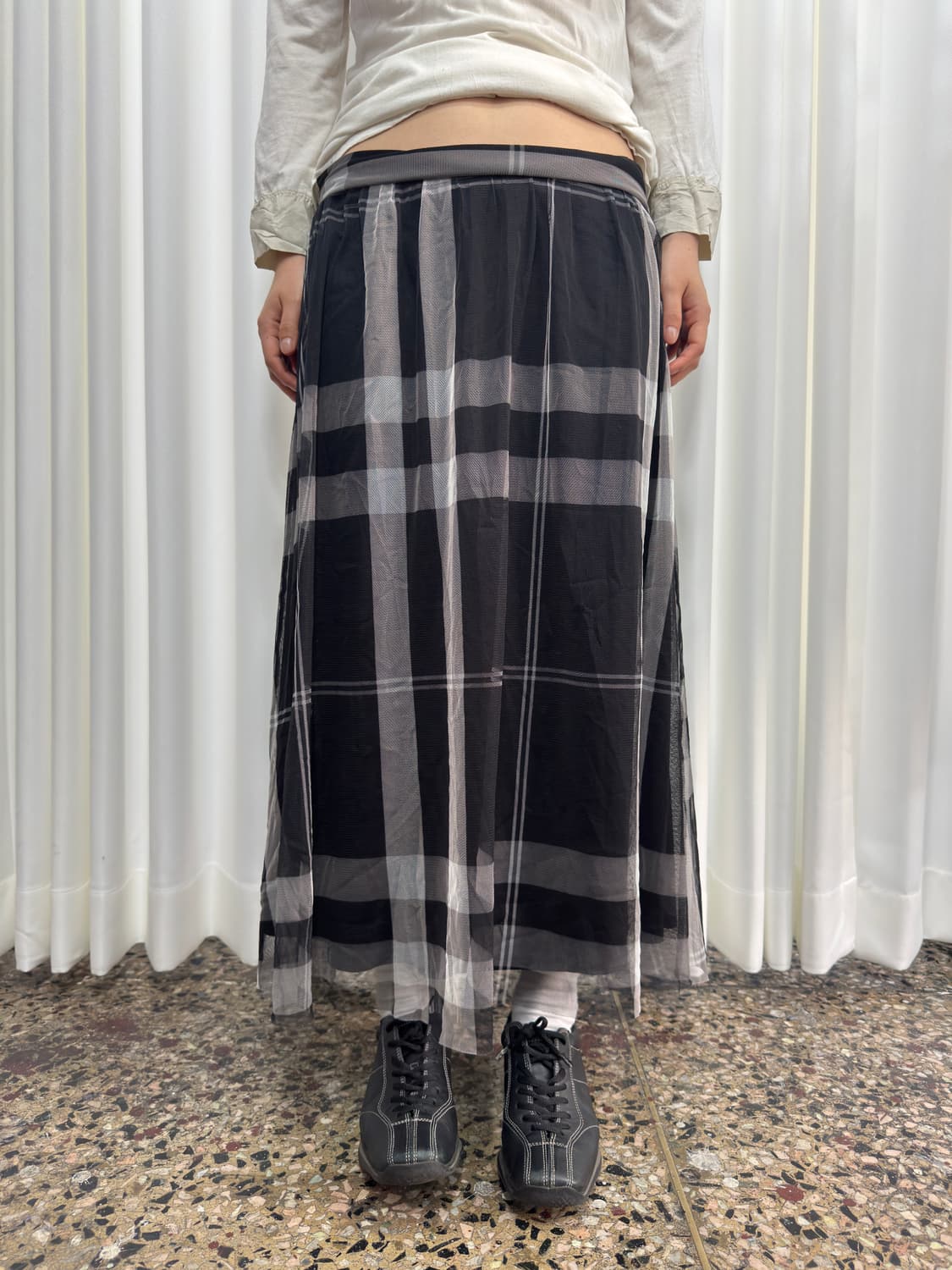 check sha skirt 상품이미지2