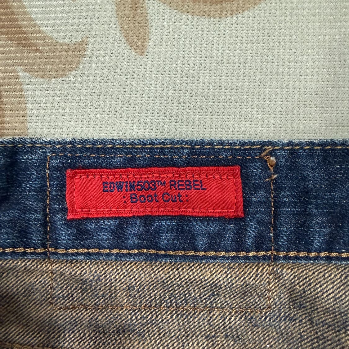 (31)JPN에드윈 Edwin 503부츠컷 녹워싱 데님팬츠 상품이미지5