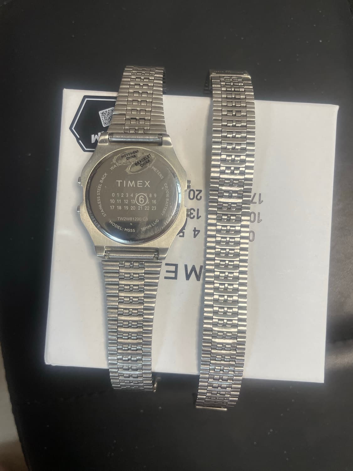 타이맥스 x 메종 마르지엘라 mm6 실버 상품이미지2