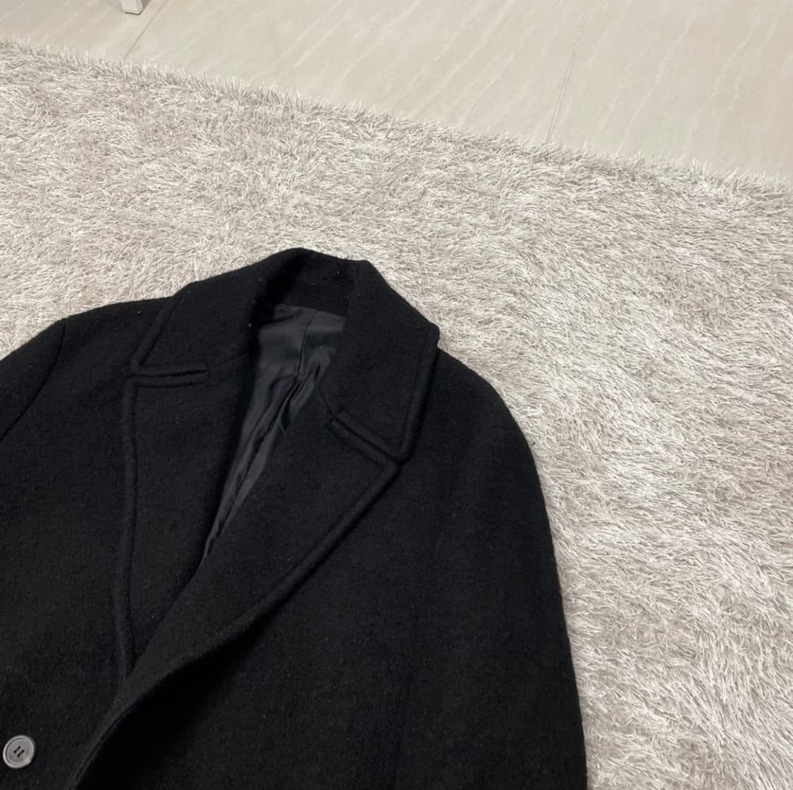 우영미 부클 더블 롱코트 48 상품이미지3