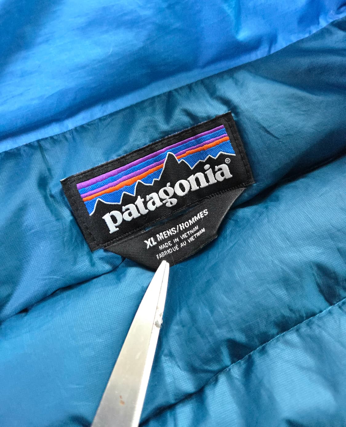 (XL)파타고니아 하늘색 패딩 베스트 sky blue 경량패딩 상품이미지3