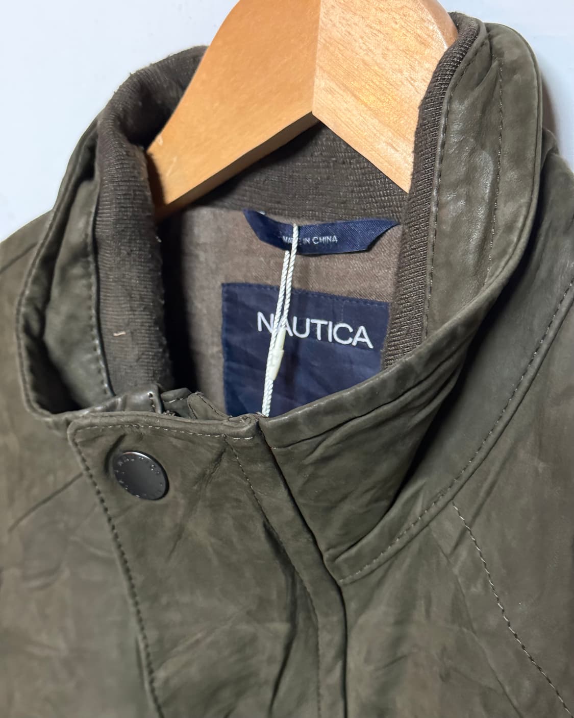 90‘s 노티카 레더 헌팅자켓 M 상품이미지2