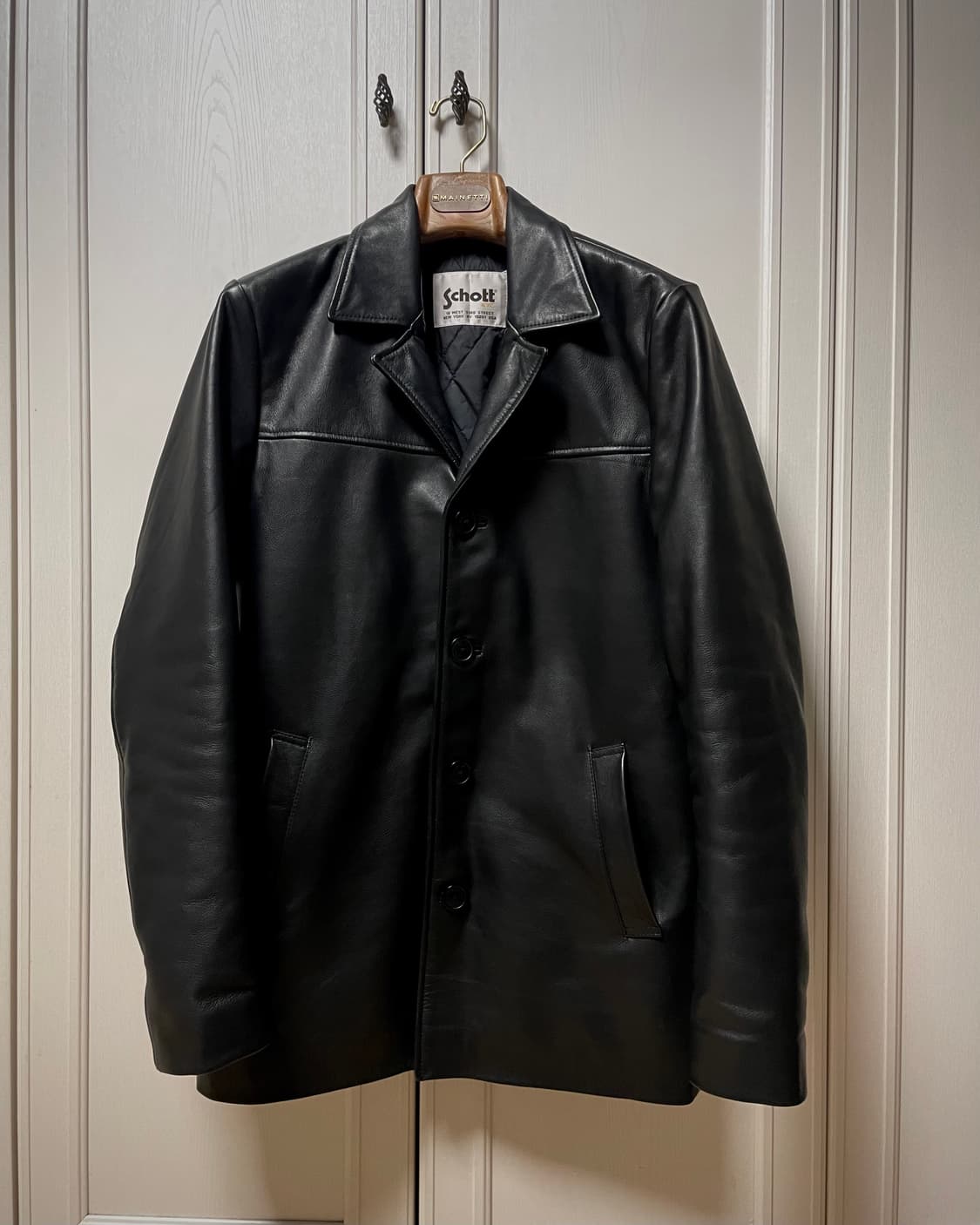 쇼트 레더 카코트 가죽 자켓 상품이미지1