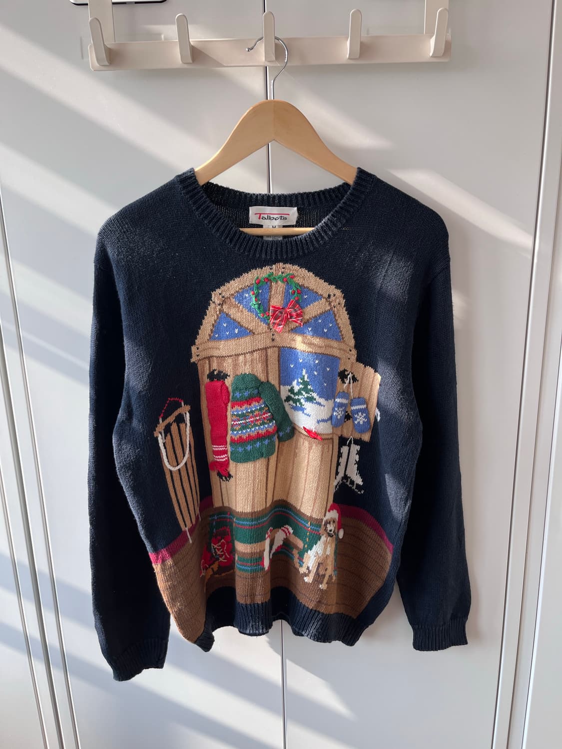 Talbots 크리스마스 풍경 니트 스웨터 상품이미지5