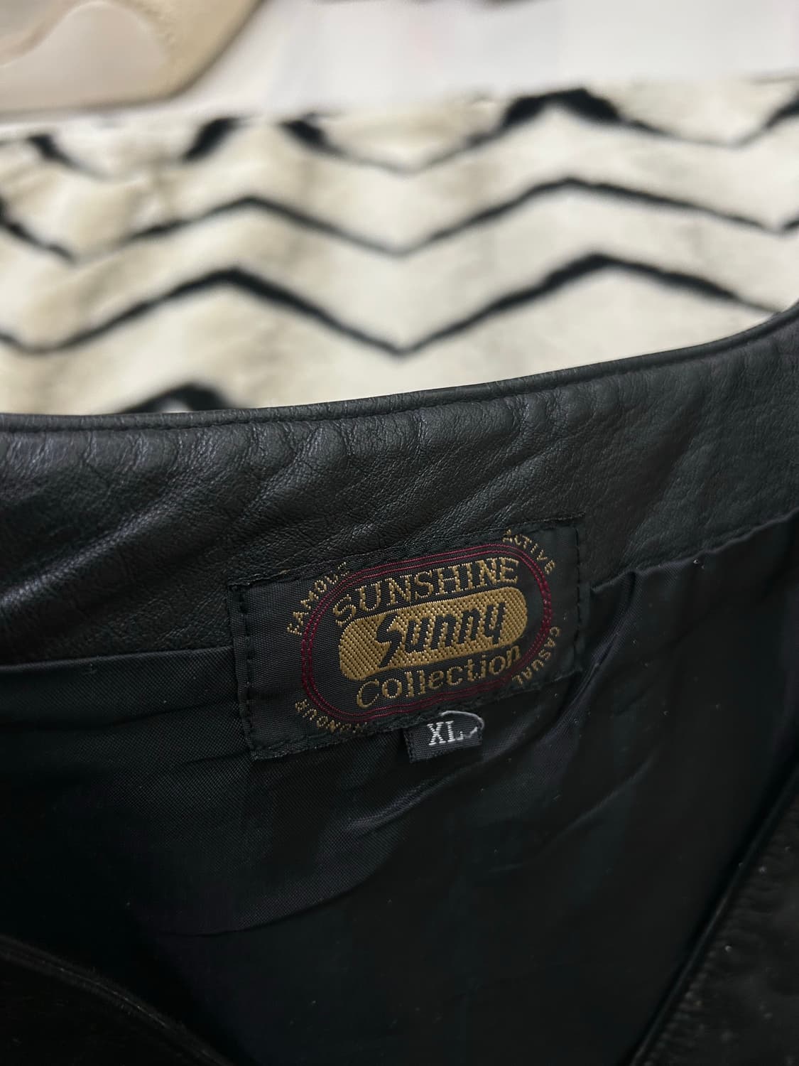 [여성XL]빈티지 소가죽 베스트/블랙 상품이미지3