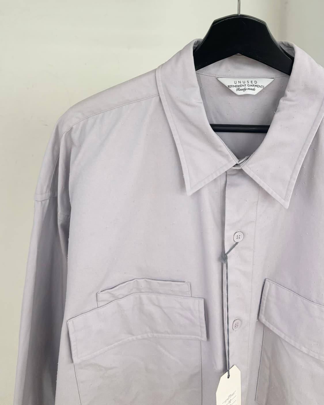 언유즈드 라벤더 20ss 플랩 포켓 셔츠 상품이미지3