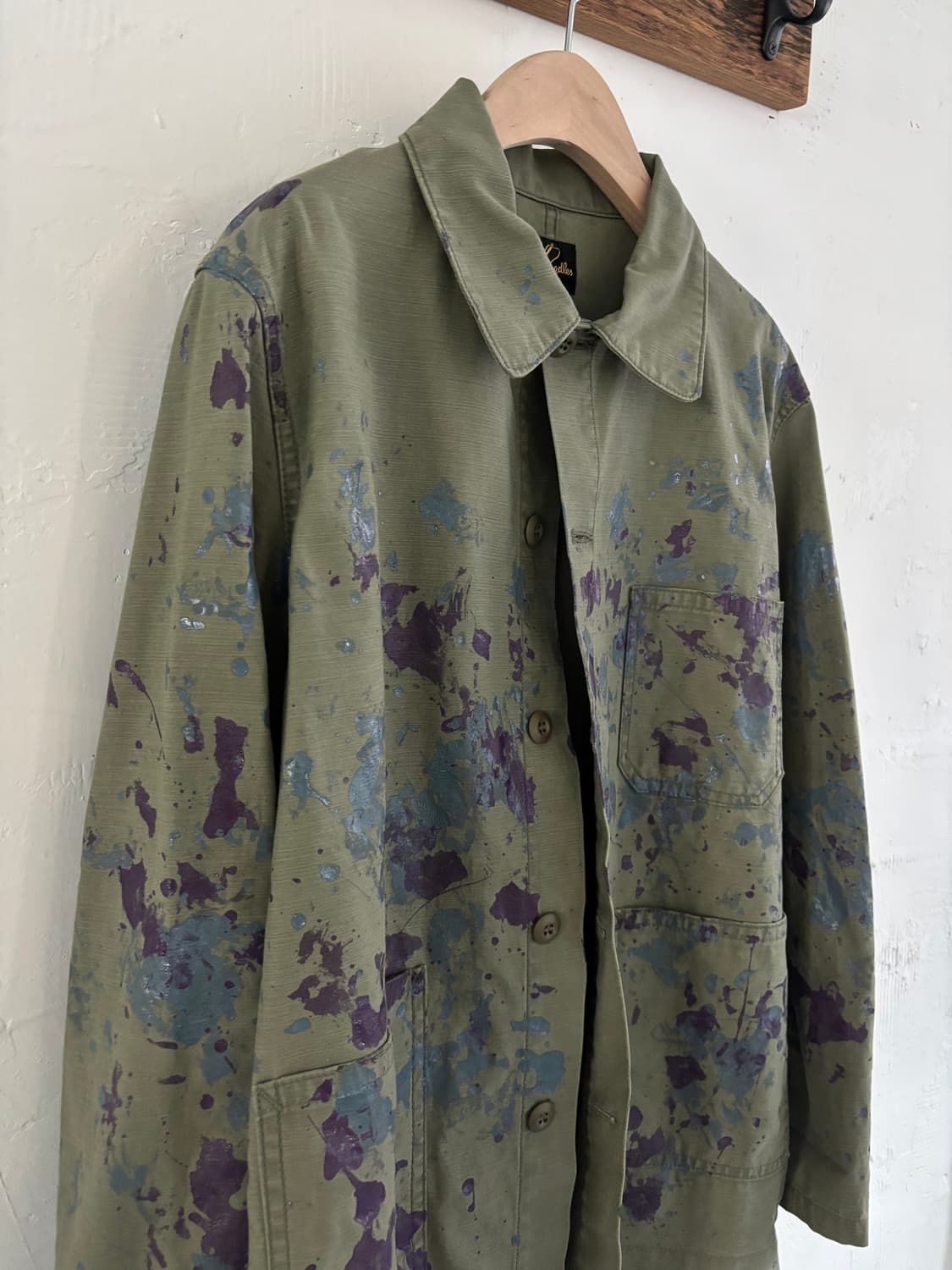 Needles 니들스 커버올 페인팅 셔츠자켓  상품이미지5