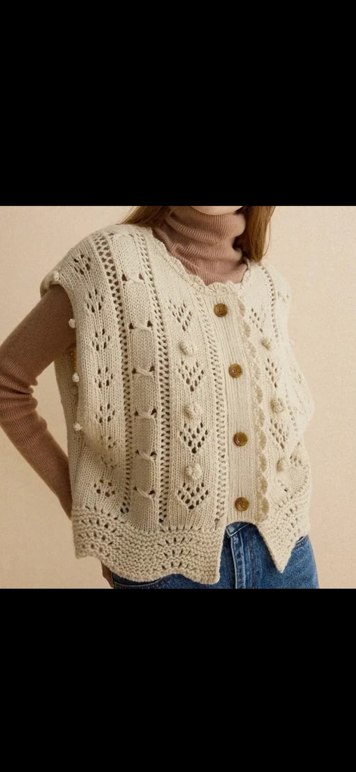 Thursdays island  썰스데이아일랜드 니트 베스트 상품이미지1