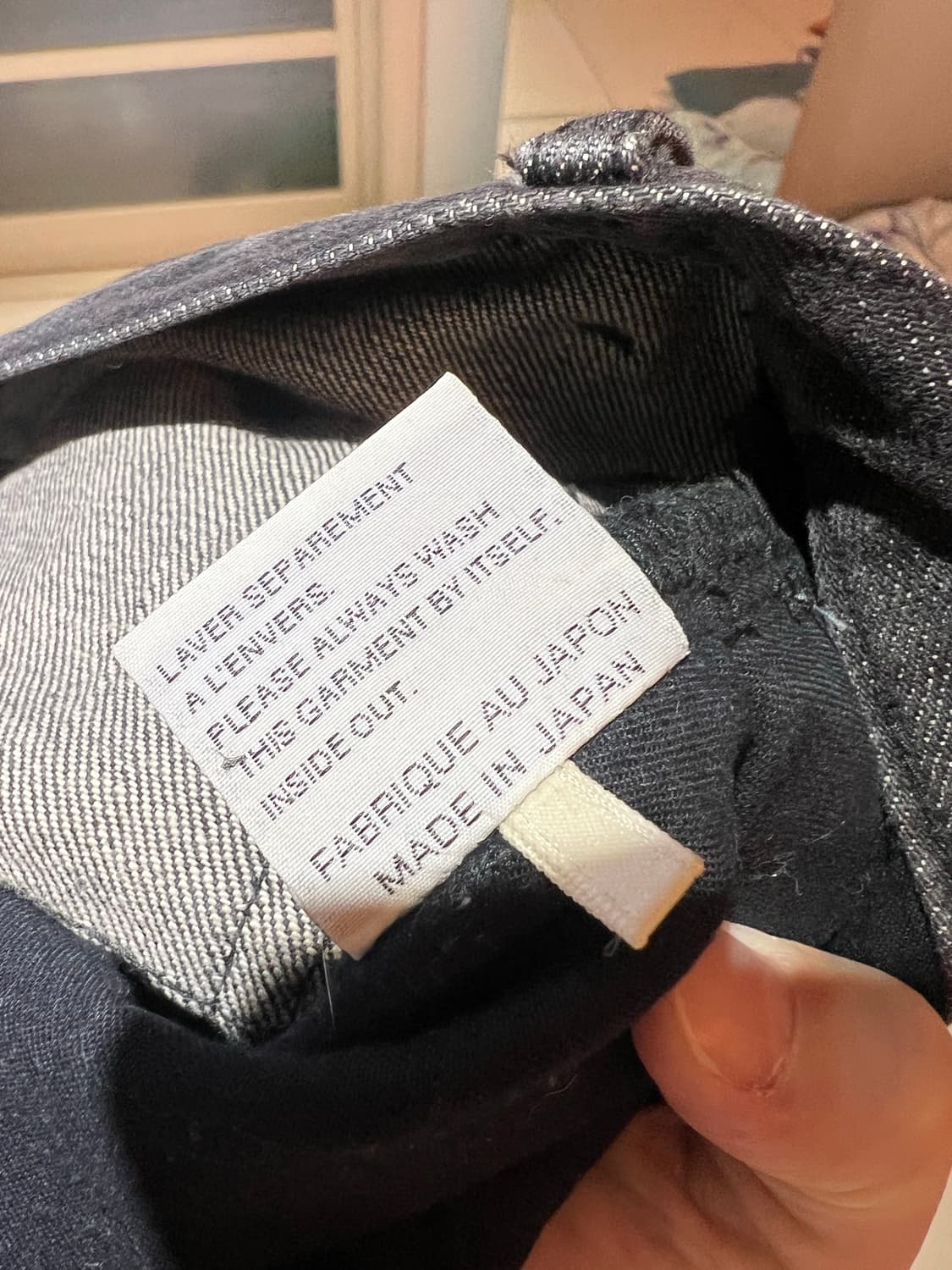 디올옴므 / 에디진 블랙 흑청 데님 팬츠 / 28 상품이미지5