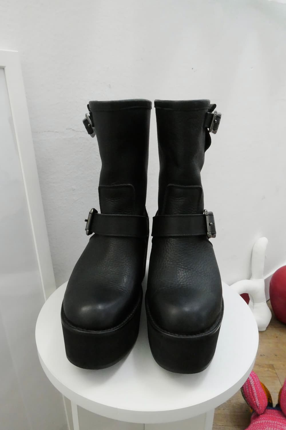 GOMME 고무 카우레더 엔지니어 부츠 상품이미지5