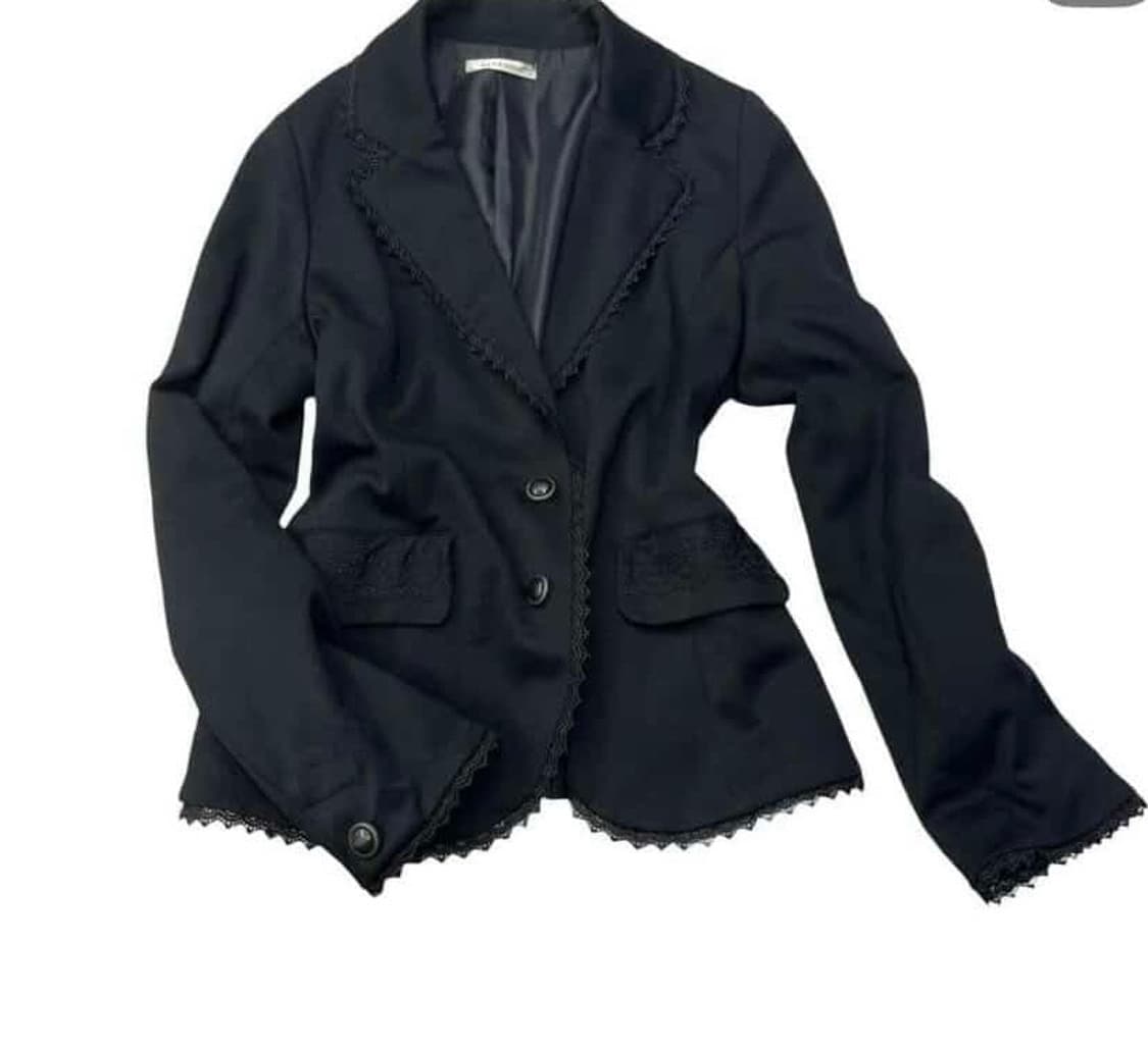 블랙 프릴나시 자켓 가디건 상품이미지2