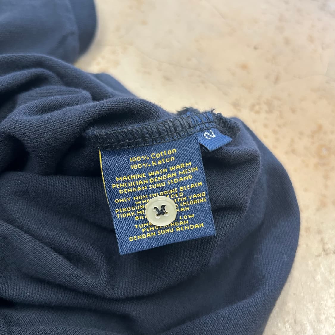 M 폴로랄프로렌 블랙 카라 반팔 티셔츠 상품이미지5