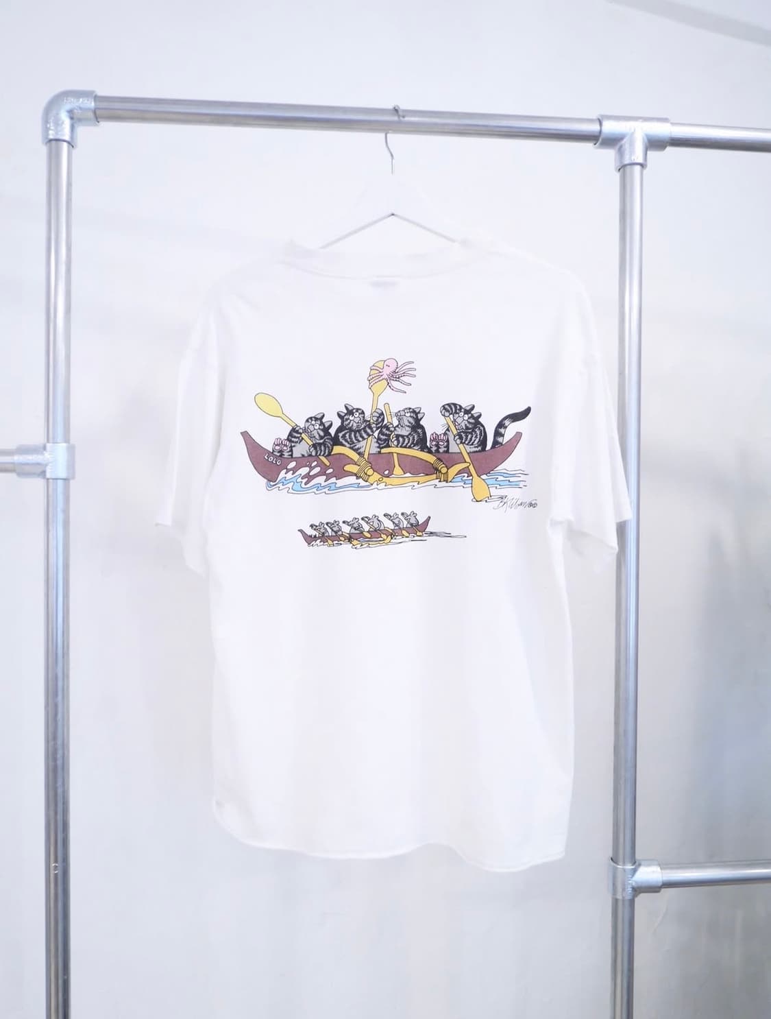 90’s crazy shirt _ Made in U.S.A. 상품이미지5