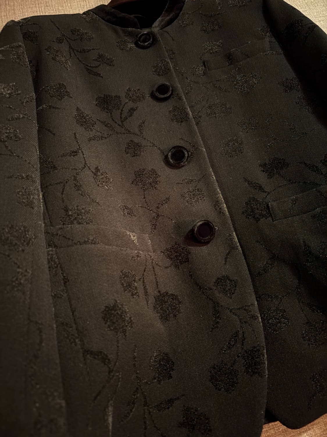 Network 블랙 꽃무늬 자켓 JAPAN 상품이미지4