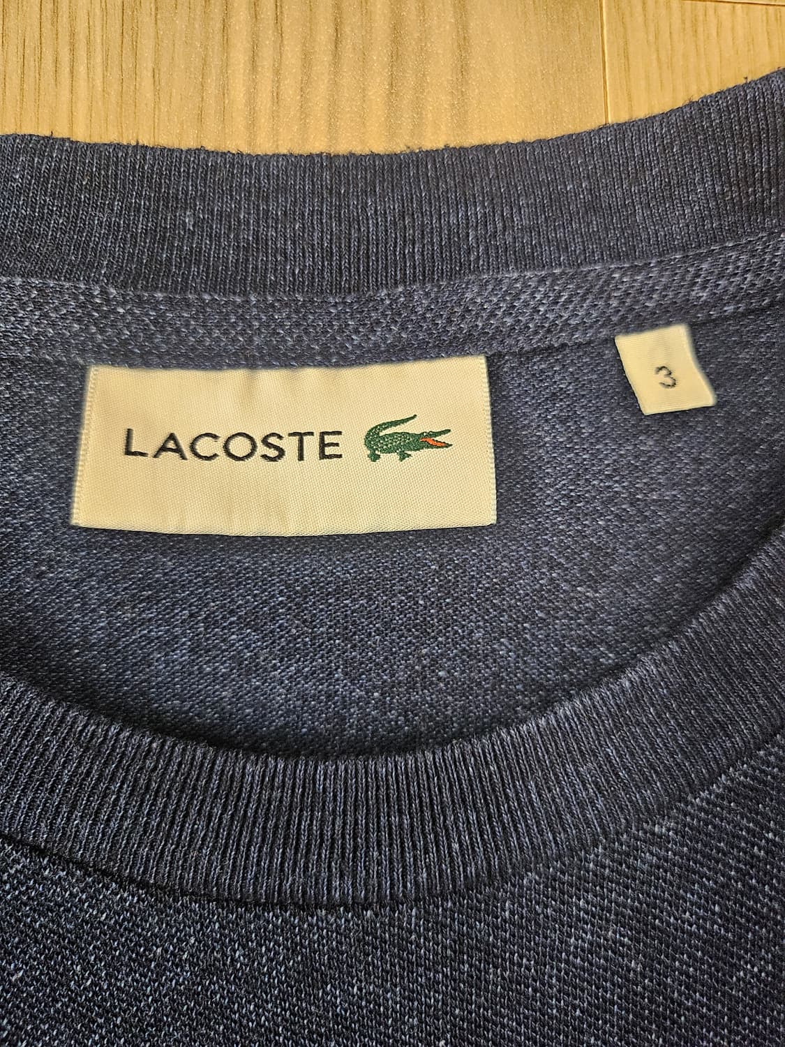 라코스테 JP 인디고 블루 반팔 상품이미지4