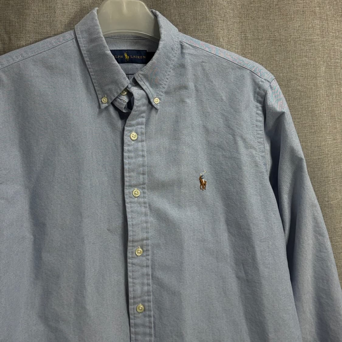 [해외 L] 폴로 랄프로렌 클래식핏 옥스포드 셔츠 청남방 상품이미지4