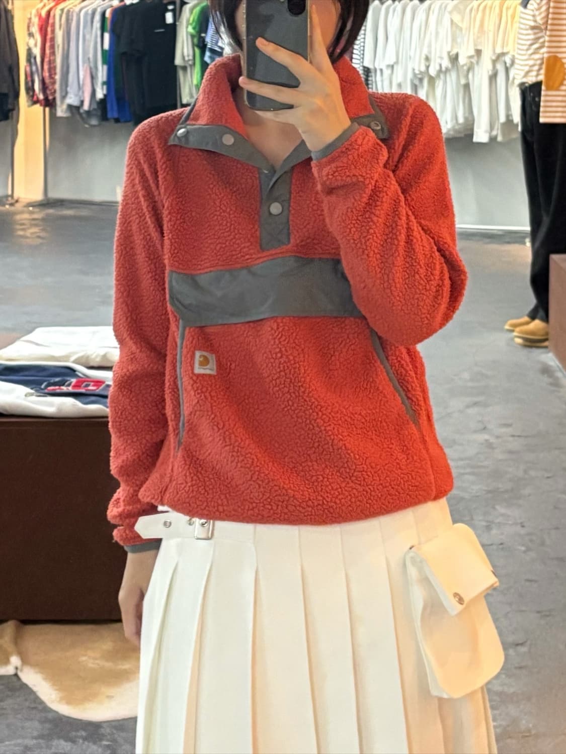칼하트 플리스 아노락 상품이미지1