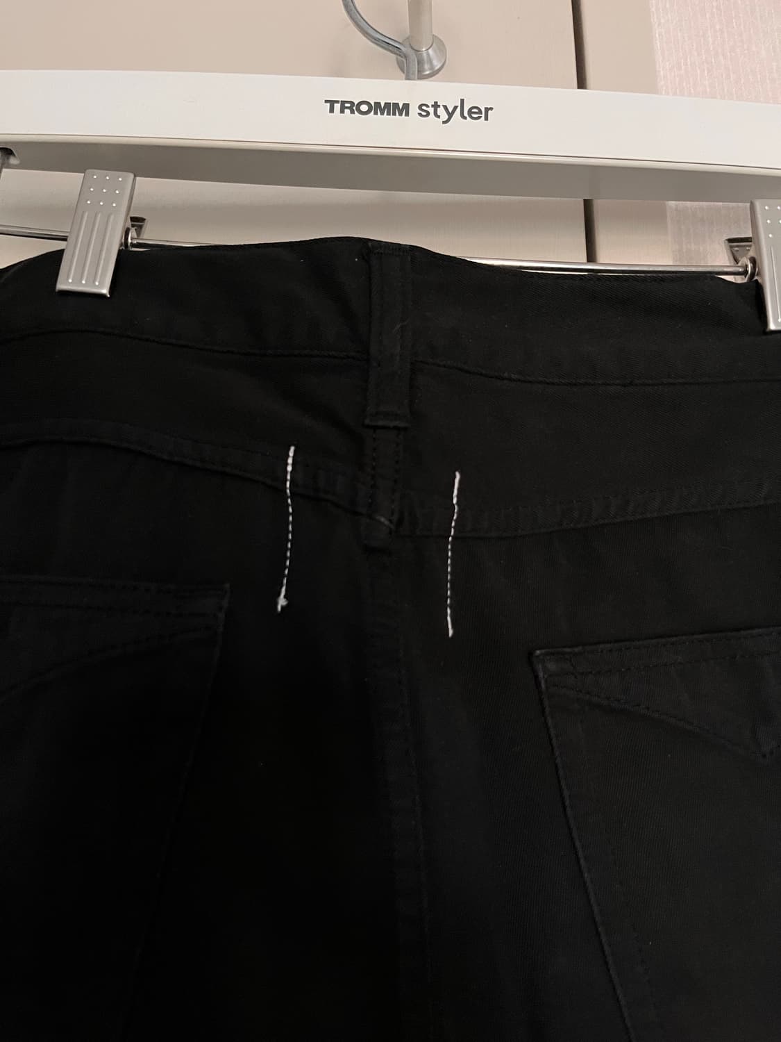 [30] 솔로이스트 블랙 코튼 팬츠 상품이미지3