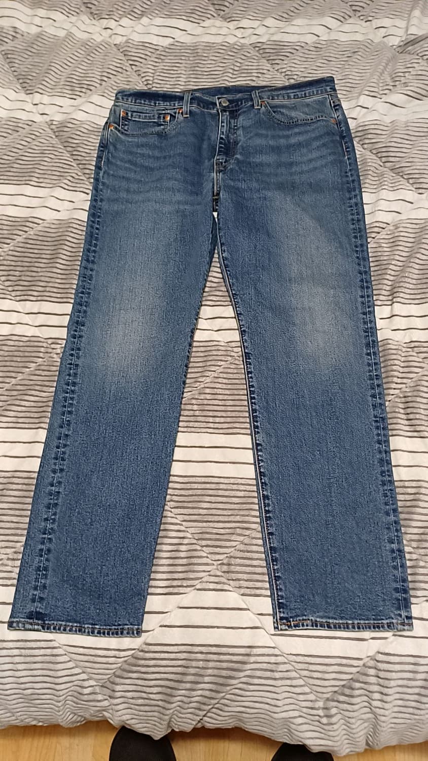 리바이스 502 미세한약기모 스판청바지 36인치 기장105 상품이미지1