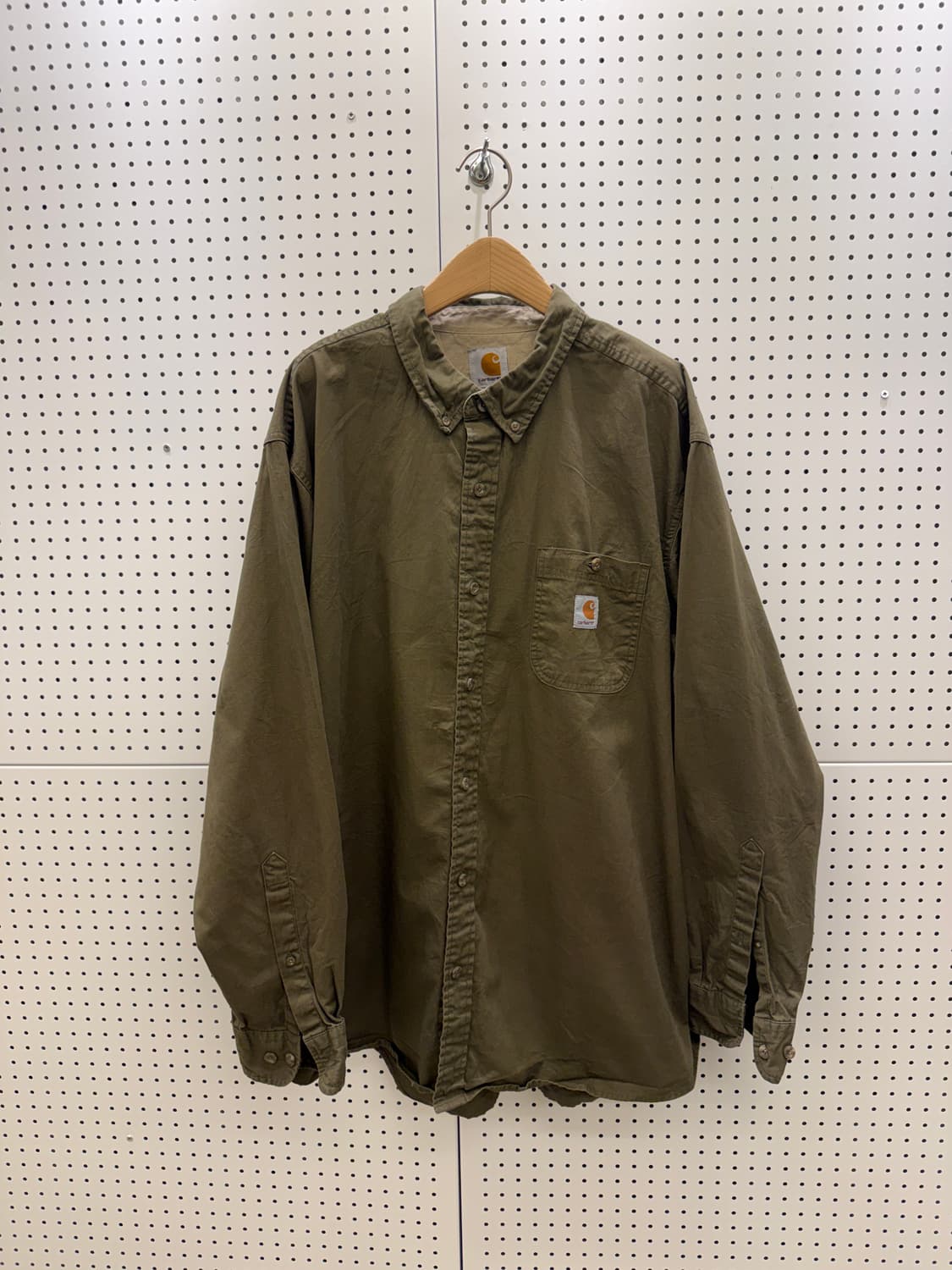 칼하트 빈티지 버튼다운 워크셔츠 U1280 상품이미지2