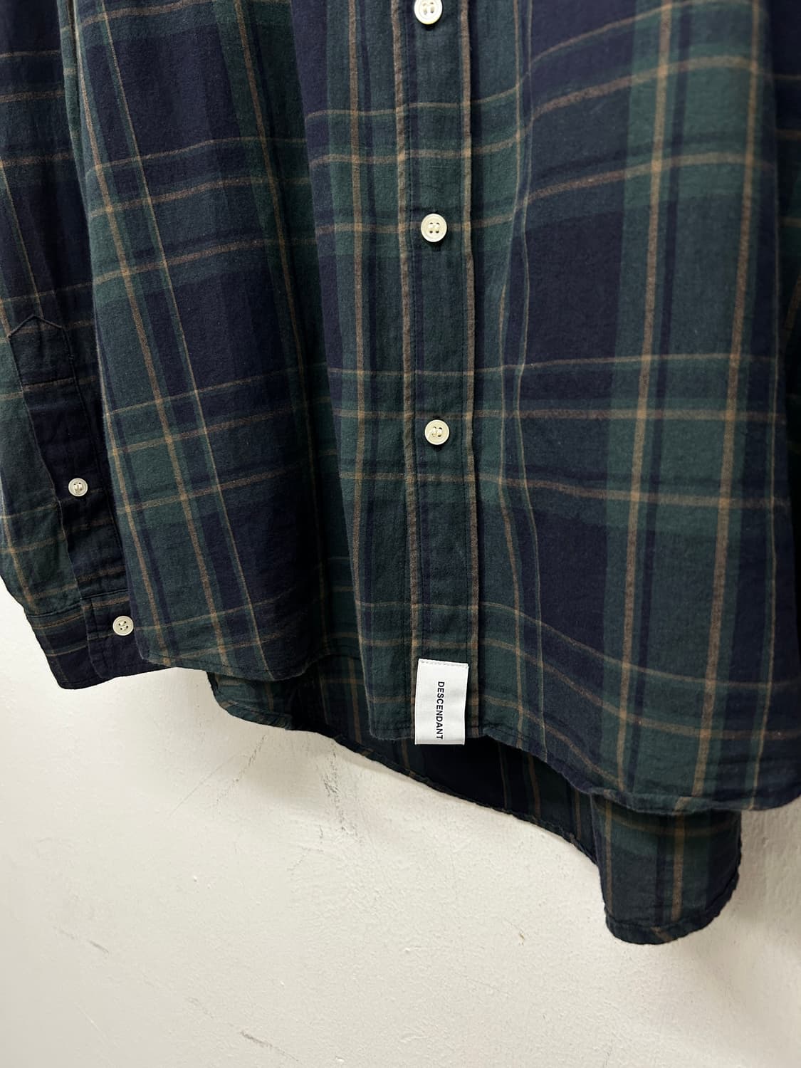 DESCENDANT 디센던트 체크셔츠 상품이미지4