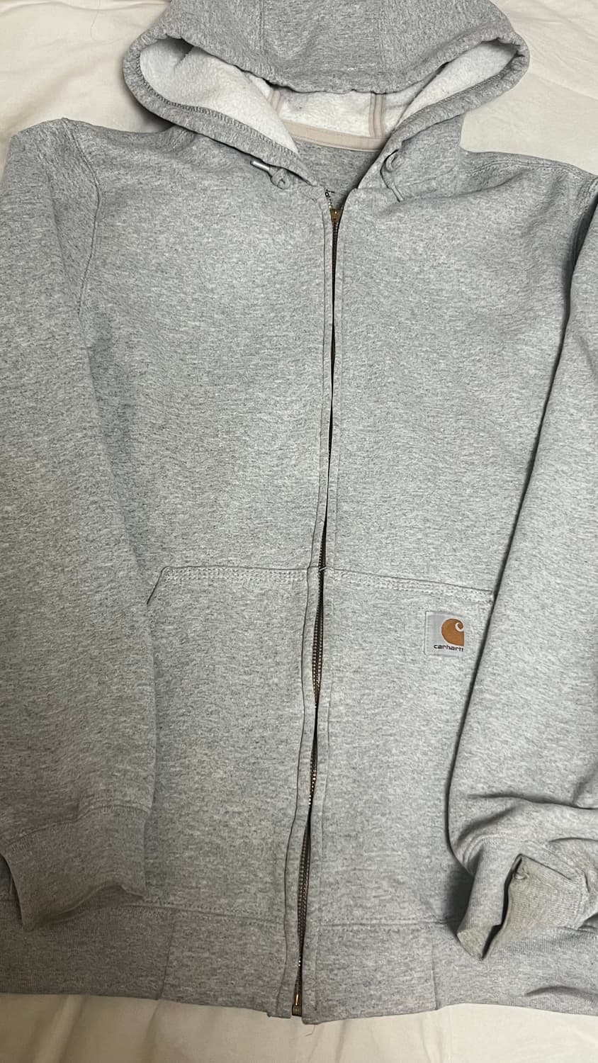 칼하트 그레이 후드집업 상품이미지1