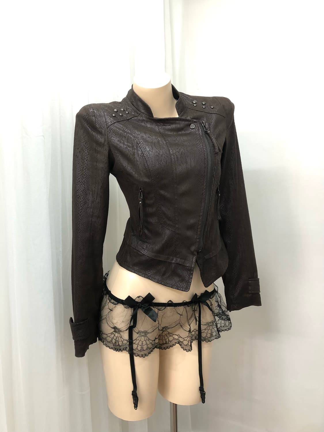 GGPX brown snakeskin leather jacket  상품이미지5