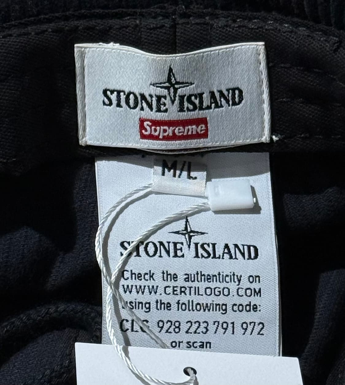 슈프림 X 스톤아일랜드 20FW 코듀로이 크러셔 버킷햇 상품이미지3