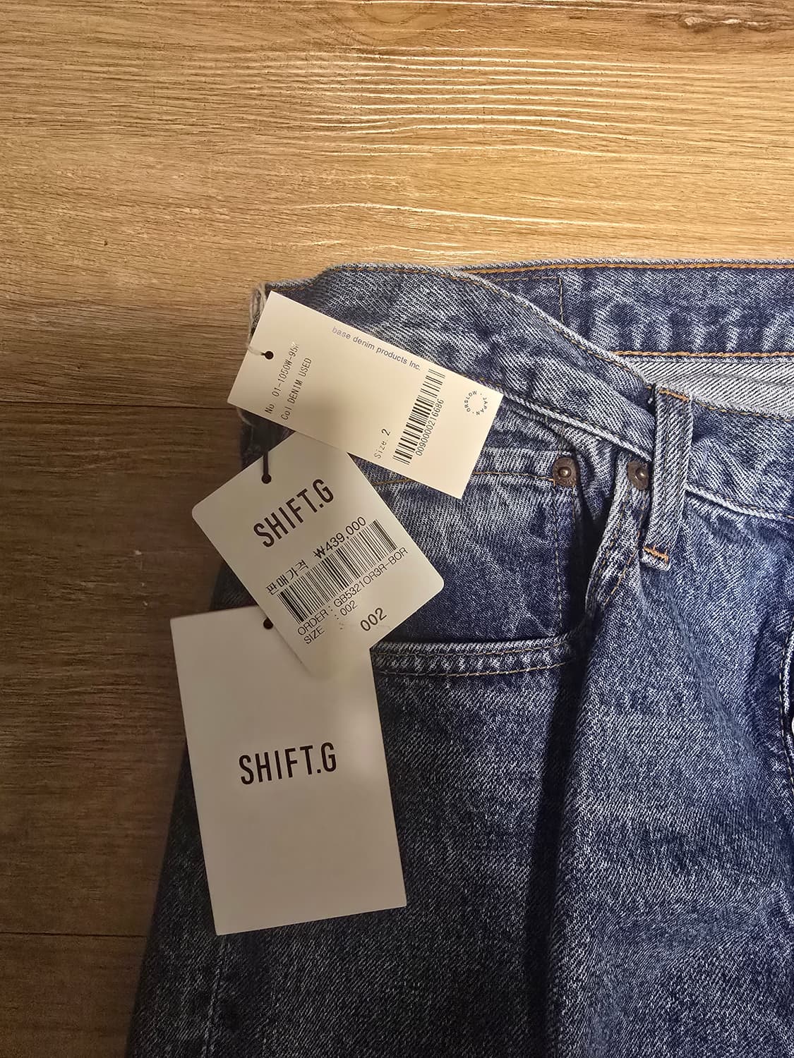 오어슬로우 105 90s 데님 2사이즈 상품이미지2