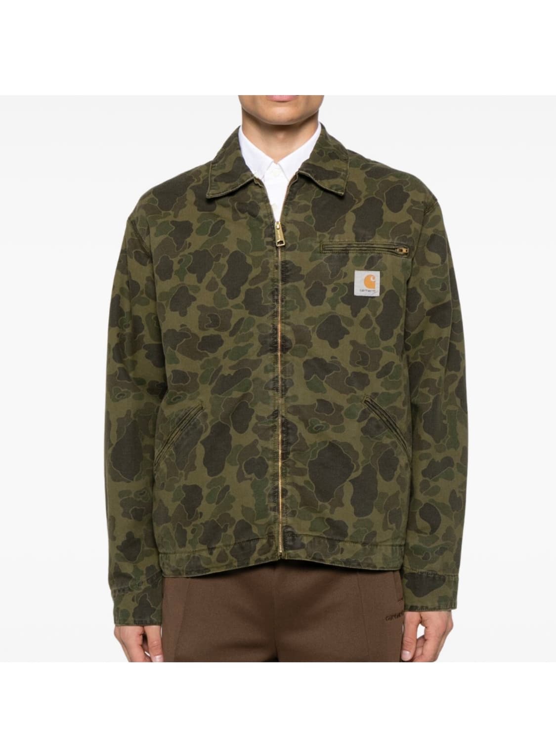 칼하트 덕 디트로이트 자켓 그린 카모 L 상품이미지1