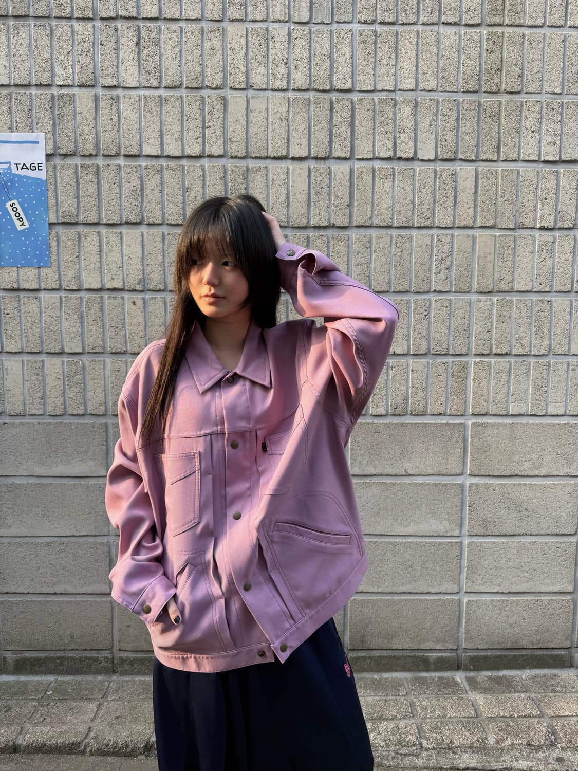 니들스 핑크 페니 자켓 상품이미지1