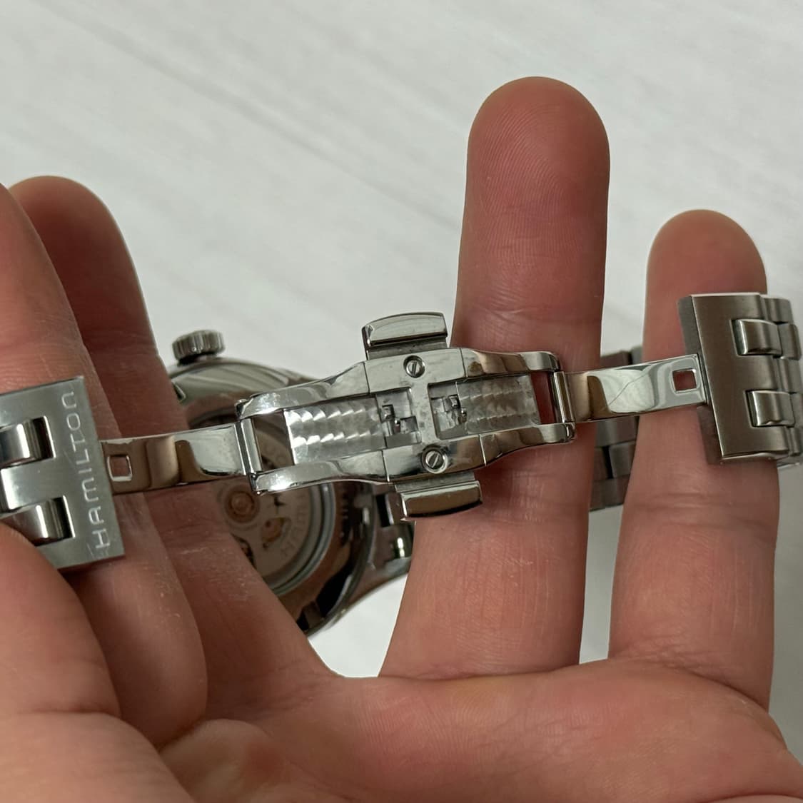 [42mm] 해밀턴 재즈마스터 오픈하트 블랙 상품이미지6