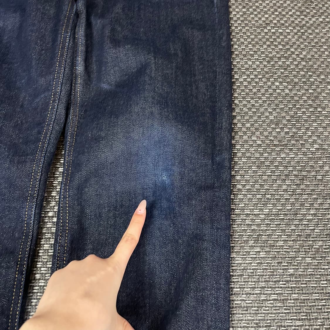 (34) PLAC 진청 스티치 데님 팬츠 상품이미지3