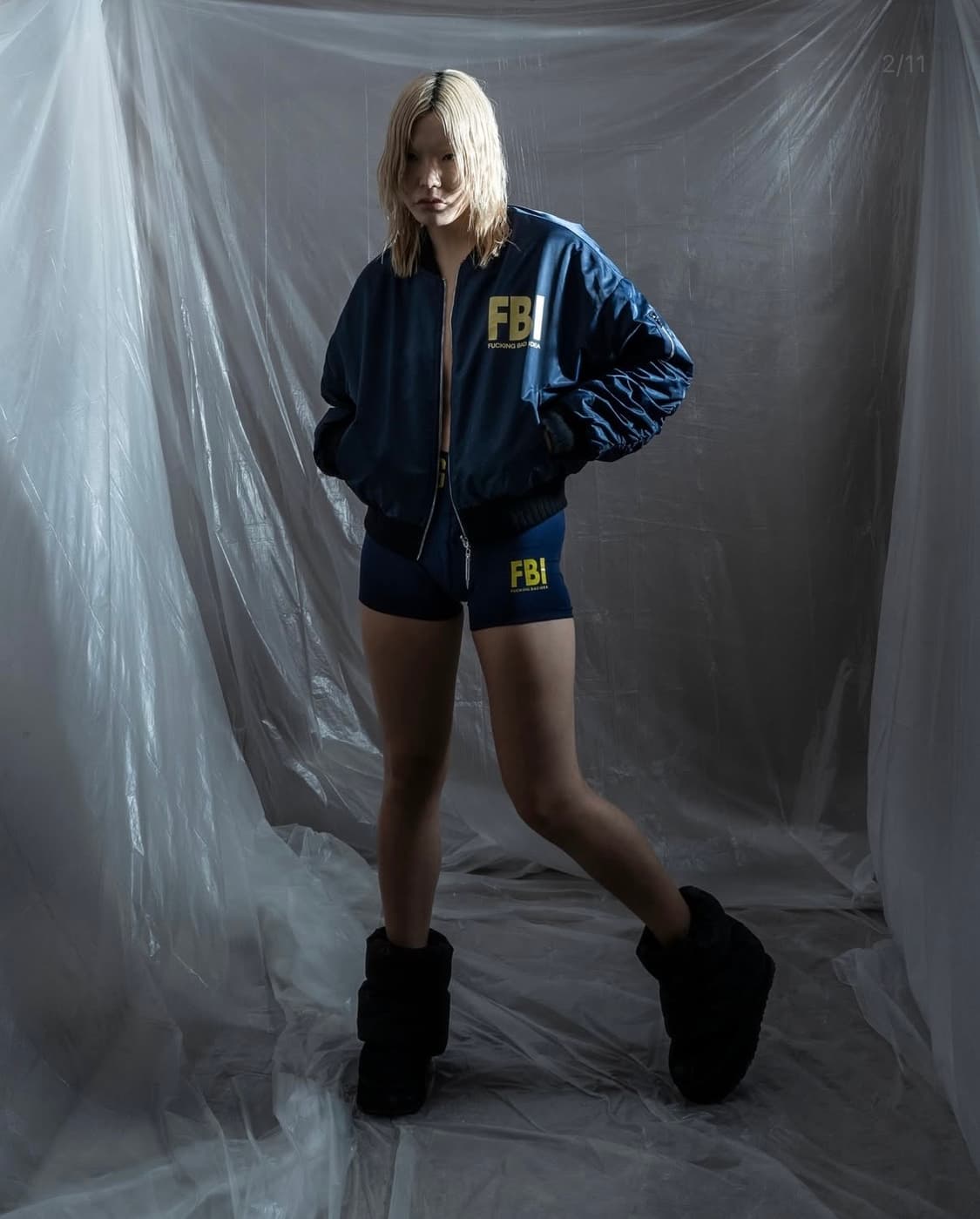 OUTLW reversible FBI bomber 상품이미지4
