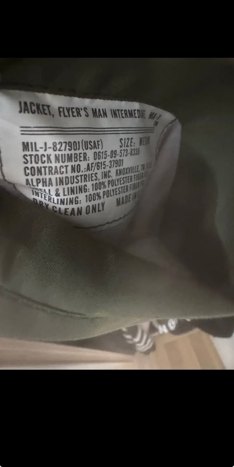 알파인더스트리 90 복각 모델 m사이즈 급처! 상품이미지3