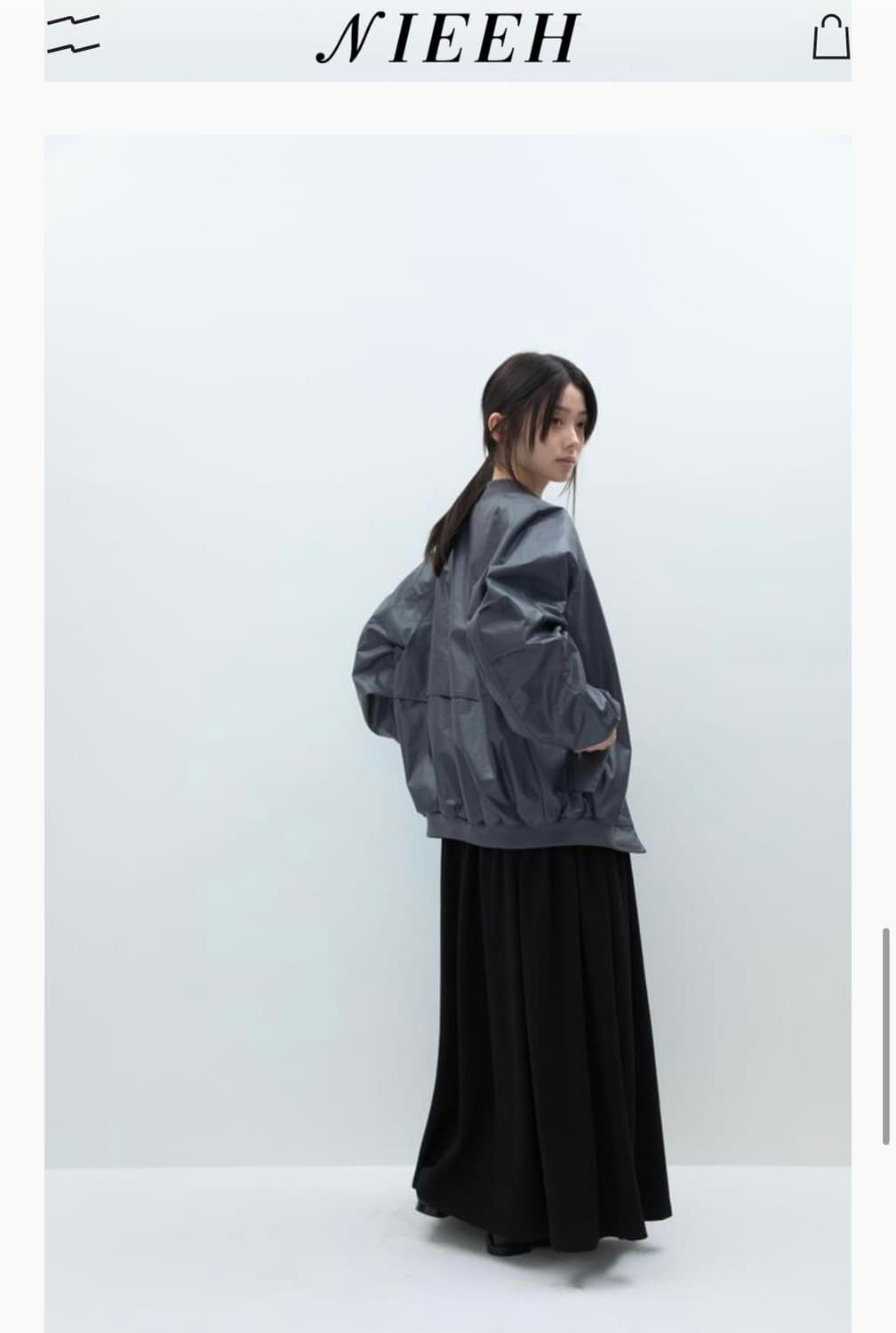 니히 코티드 봄버 자켓 (정가:31만원) 상품이미지4