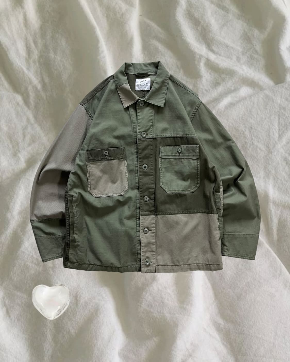 Coen . 코엔 패치워크 워크자켓 상품이미지1
