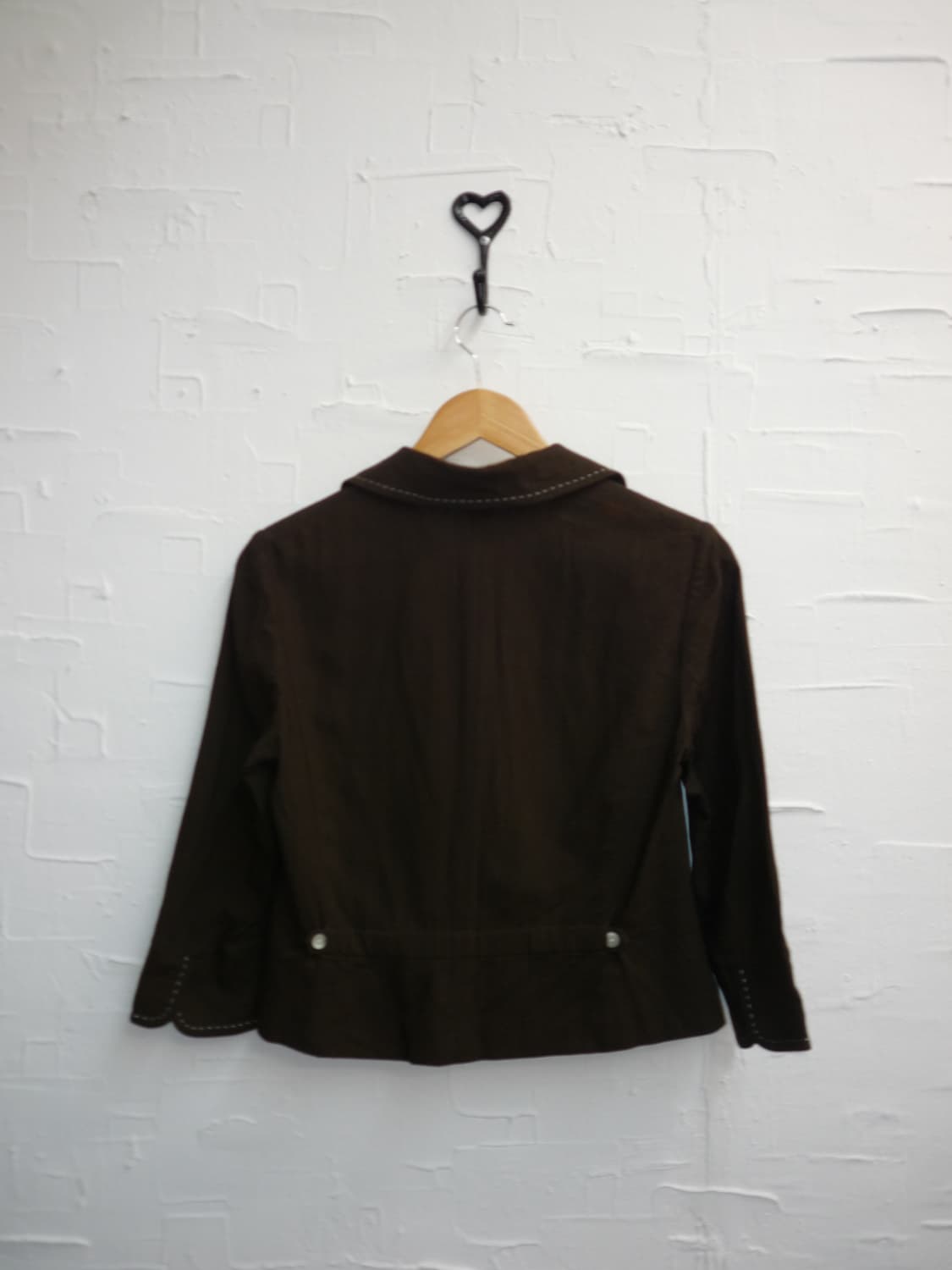 deep brown stitch jacket 상품이미지5