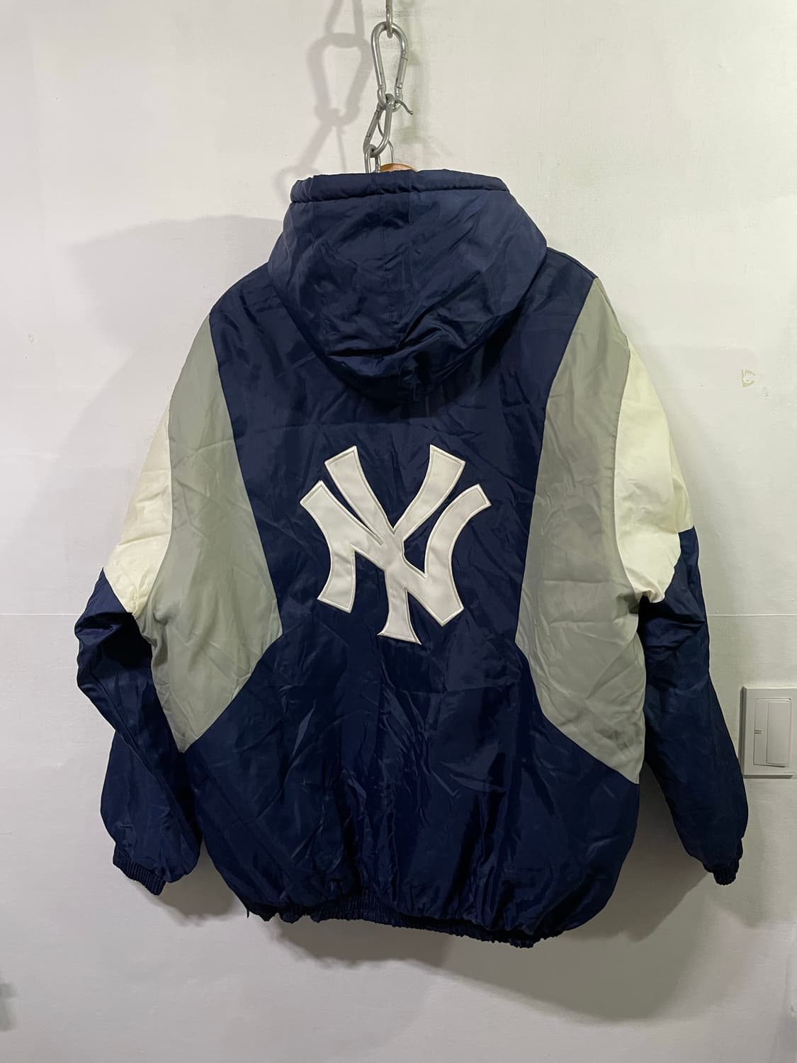 마제스틱 MLB 뉴욕양키즈 올드스쿨 아노락 야구점퍼 오리지날 상품이미지3