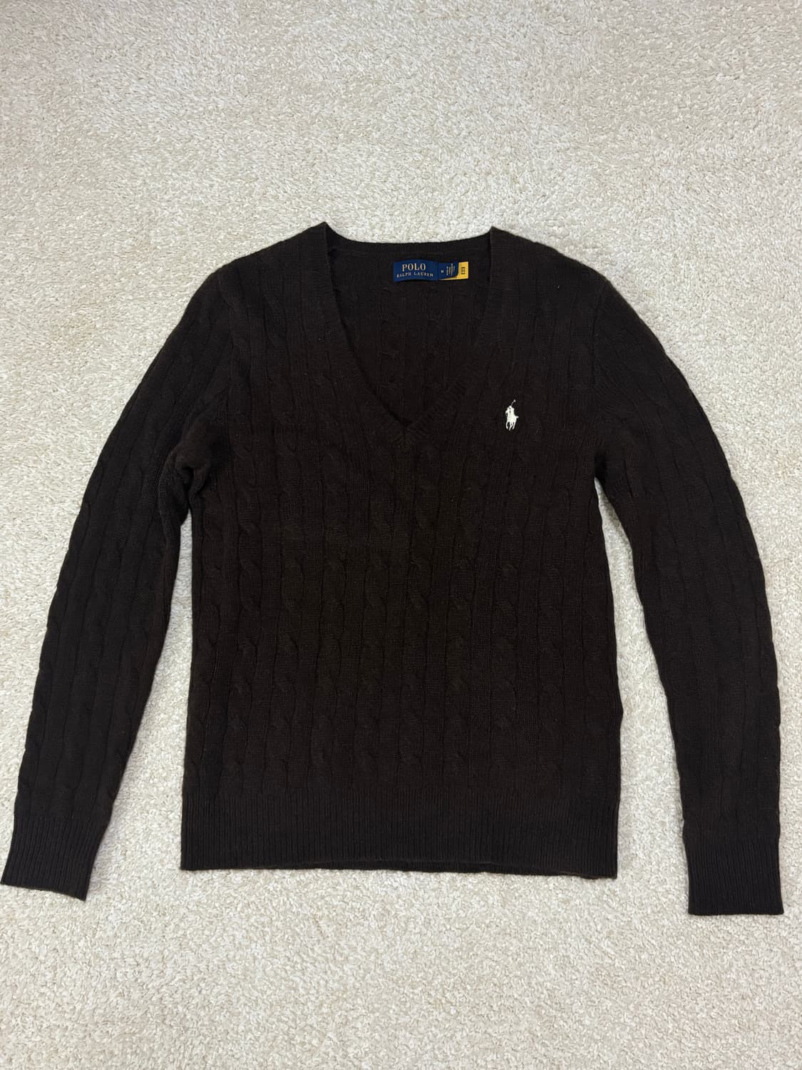 [폴로 랄프 로렌] 킴벌리 롱 슬리브 풀오버 (브라운 / 여성 M) 상품이미지1